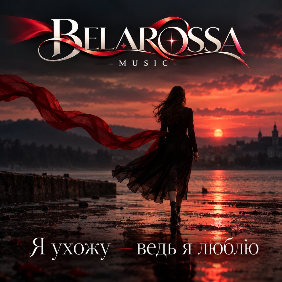 Обложка дебютного сингла «Я ухожу — ведь я люблю» — BELAROSSA MUSIC
